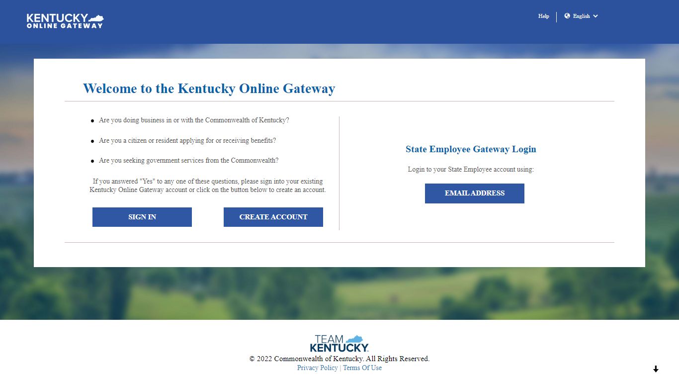 Kentucky Online Gateway